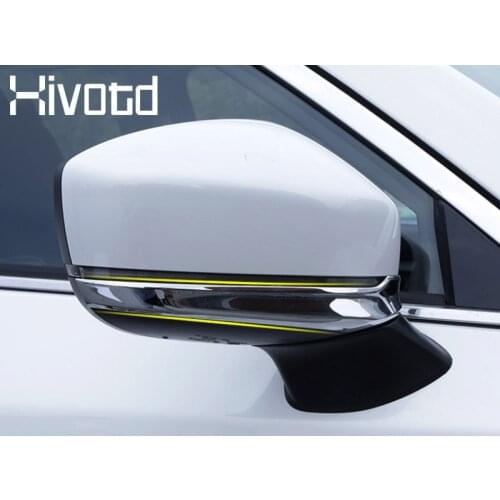 Hivotd For Mazda CX-5 CX5 Accessories Car Door Side Rearview Mirror Cover Trim Exterior Decoration Strip Styling 2020-2017