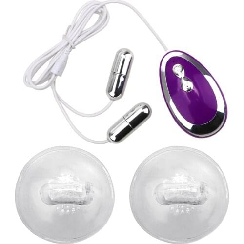 Breast Enlarge Massager Electric Breast Pump Nipple Suction Cups Vibrator Tongue Lick Sex Toy for Woman Nipple Sucker Vibrator