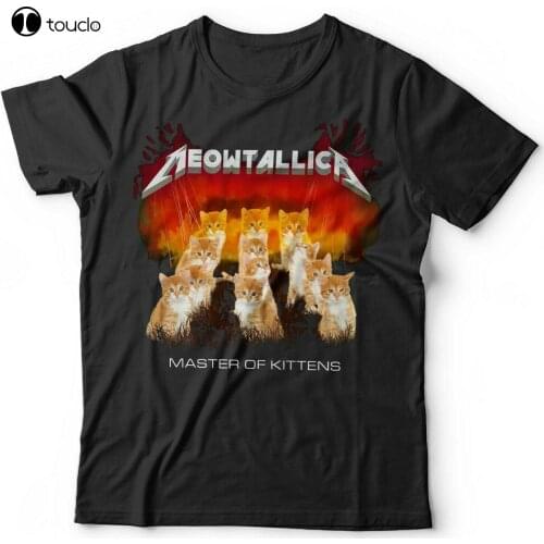 Meowtallica Master Of Kittens Tshirt Unisex & Kids - Funny, Cute, Cat, Metal Tee Shirt