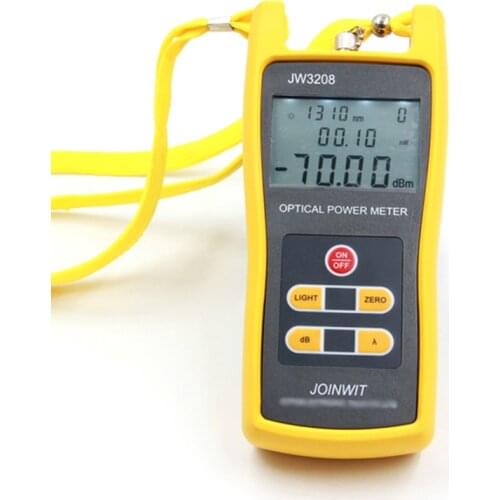 JW3208C Handheld Optical Power Meter Tool Laser Fiber Optic Tester