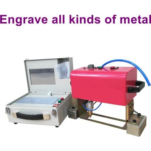 Portable dot peen markig pneumatic chassis number VIN NO. engraving punching machine 140*40mm