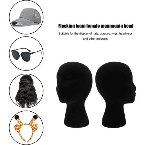 Professional Female Mannequin Head Model Headwear Wigs Display Stand Women Mold DIY Photography Shooting Props