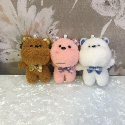 Random Color- 12-13CM Bear , Rabbit Stuffed Toys , Gift Bear Plush Animal