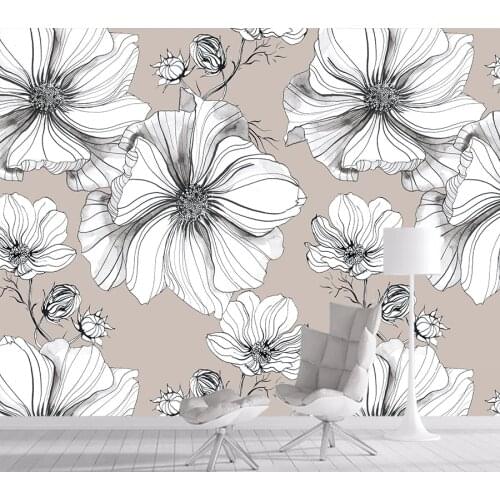 Vintage Floral Nature 3d Wallpapers for Living Room Wall Paper Papers Home Decor Murals Wallpaper Peel and Stick Contact Roll