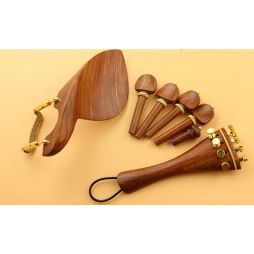 1 set high quality rosewood Violin parts 4/4 full size, violin accessories
