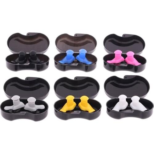 1 Pair Soft Silicone Ear Plugs Ear Protection Reusable Professional Music Earplugs Noise Reduction