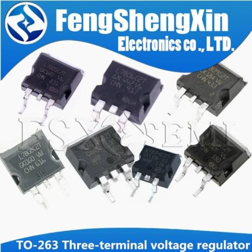 10pcs L7805C2T L7806C2T L7808C2T L7809C2T TO-263 L7805CD2T L7806CD2T L7808CD2T L7809CD2T L7812CD2T L7815CD2T L7824CD2T IC