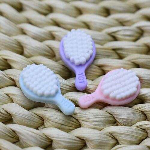 10pcs/lot Resin flat back simulation brush 20mm Cabochon Scrapbook Embellishment DIY