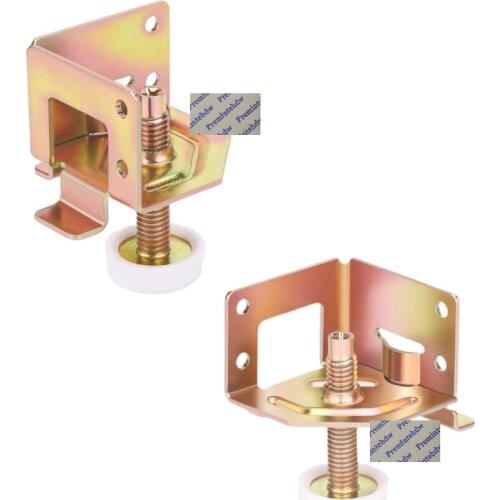 4Pcs/Lot Metal Adjustable Leveling Leg Foot Closet Wardrobe Leveler L Corner Support