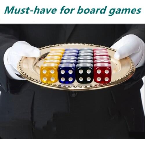 2/6 Pcs 14mm Noctilucent Dice Night Light Six Sided Cubes Round Corner Luminous Dice Fun Bar KTV Entertainment Game Hot Sale