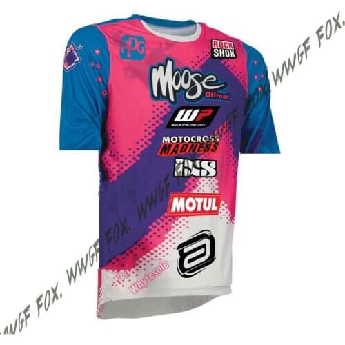 2021 mens short-sleeved cycling jersey moto mtb enduro motocross jersey downhill jersey MX cycling shirt cycling jersey