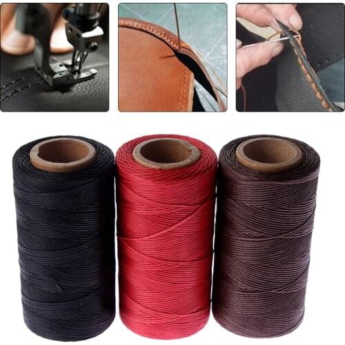 260M/Roll 1mm Sewing Waxed Thread 150D Hand Stitching Cord for Leather Tool DIY Handicraft Leather Home DIY Crafts Supplies