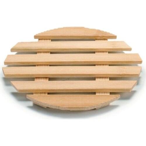 Table Mat Bamboo Circular (2 uds) (17 x 1 cm)