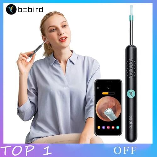 Bebird R1 Ear Cleaner Smart Visual Ear Sticks Endoscope Camera Earpick scope Mini Camera Otoscope video Health ear cleaning