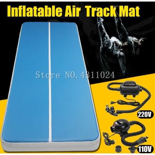 Free Shipping 8x2x0.2m Inflatable Gymnastics Air Track Tumbling Mats For Kit Inflatable GYM Air Mat Gymnastics Equipment
