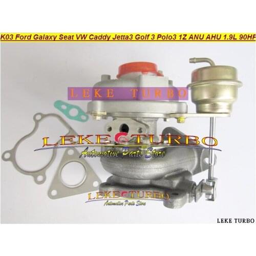 Free Ship K03 53039880006 454083 454083-0002 028145701Q Turbo For FORD Galaxy VW Caddy Jetta Golf Polo 3 Sharan 1Z ALE AHU 1.9L
