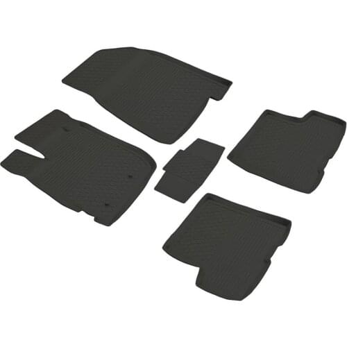 Dacia Duster Refref 4D Pool Designed Rubber Car Floor Mat 2018 and Present Black