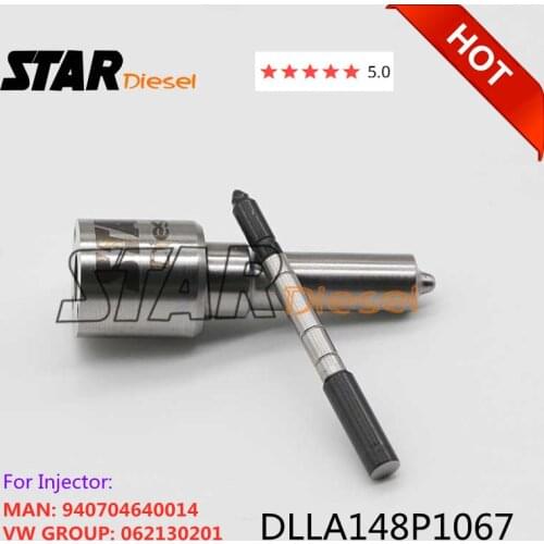 STAR Diesel Injector Nozzle DLLA148P1067 Common Rail Sprayer Tips 0433171693 For MAN: 940704640014 VW GROUP: 062130201