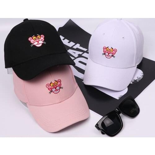 New Fashion Pink Panther Baseball Cap Snapback Hat Cap For Men Women Dad Hat Hip Hop Hat Bone Adjustable Casquette