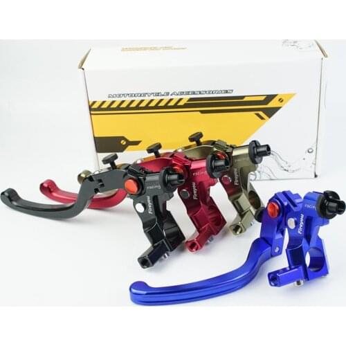 Motorcycle Moto Left Perch Clutch Lever 22mm Line Clutch 7/8" Universal CNC Adjust Folding for MSX125 Grom Yahama 125 CBR250rr