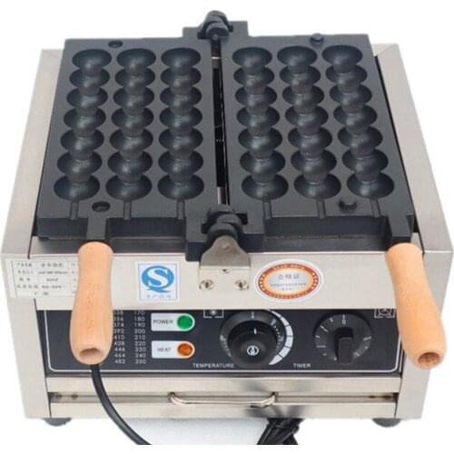 Snack Machines Skewer Waffle Maker Electric Takoyaki Machine Balls Baking Pan, Sugar-coated Haws Shaped Wafle Baking Equipment
