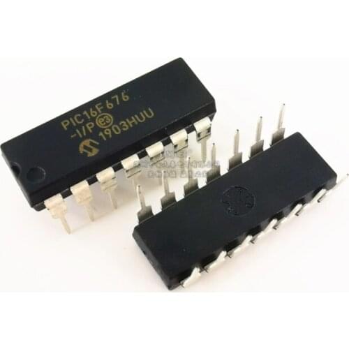 Xinyuan 2PCS/LOT PIC16F676-I/P DIP14 PIC16F676 DIP PIC16F676-IP DIP-14