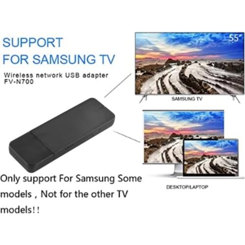 Mini WLAN Lan USB Adapter For Smart TV Samsung WIS12ABGNX WIS09ABGN 5G 300Mbps Wifi Adapter For Laptop PC Wifi Audio Receiver