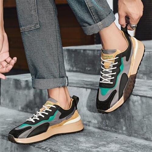 Lace Up Men Breathable Athletic Sneakers Sport Running Shoes for Male Comfortable Soft Jogging Shoes Outdoor Casual Shoes