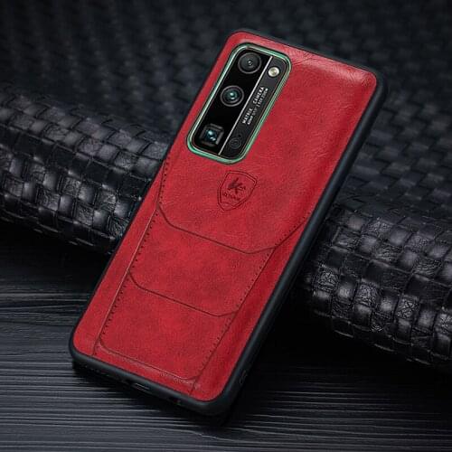 AMMYKI Soft TPU Silicone Case For Huawei P Smart 2021 Y7A Pu Leather Case For Huawei Honor 30 Pro Plus Case