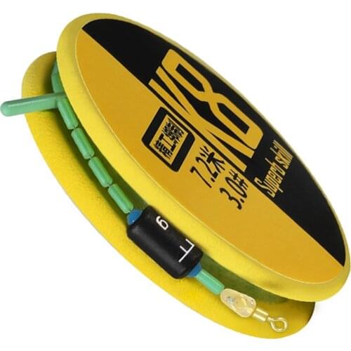 LINNHUE 6.3m Nylon Fishing Thread Line Group Strong Toughness Fishing Lures Line High-speed Anti-winding Fishing Line Group