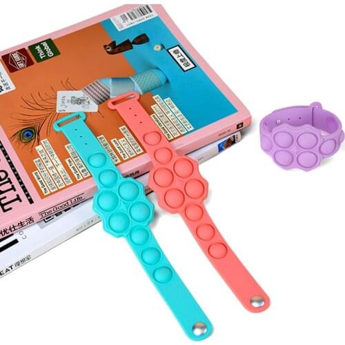 Lightweight Fidget Toys Silicone Bracelet Multifunctional Antistress Decompression Creative Safety Non-Toxic Educational Toys