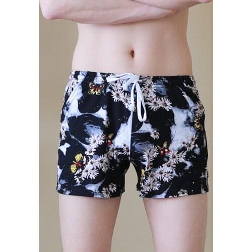 Mens Board Shorts Men Swim Short Swimwear Adjustable Waist Printed Quick Dry Surfing Shorts Swimsuit Beach Shorts Pants