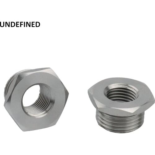 Motorcycle Exhaust O2 Oxygen Sensor Ports Plug Adapters Bungs Pipes 18-12mm For Harley Dyna Fatboy Electra Glide Softail FLSTF