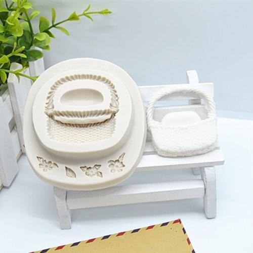 Flower Basket Silicone Cake Molds Fondant Mold Cake Decorating Tools Resin Mold ,Baking Accessories Cake Tools