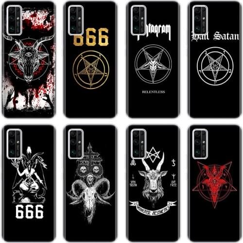 Goat Head Satan Silicone Phone Case for Huawei Honor 10X Lite 10i 20i 20E 20S 30S 30i 30 Pro Plus 9C 9X Pro 30 Lite Soft Cover