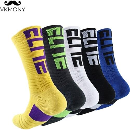 Athletic socks Cycling Basketball Running man socks Long Hiking Damping socks VKMONY