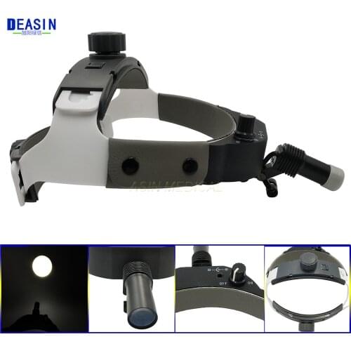 Dental 3W High Intensity Lamp Medical Surgical Headlight LED Cordless Headlight Integrated Charging System For Dental Clinics