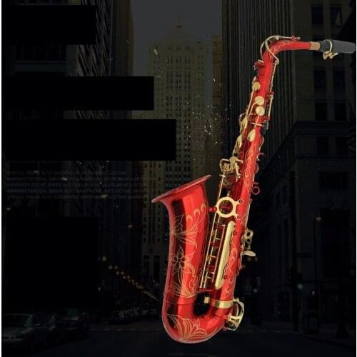 Weifang Rebon Eb Key rose red Saxophone