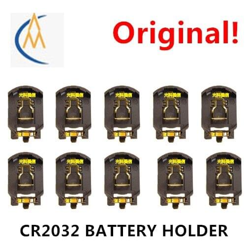 10PCS CR2032 chip, CR2032 battery holder, buckle, plastic, long service life, not easy to break