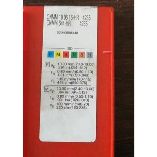 10PCS CARBIDE INSERT CNMM 190616-HR 4235