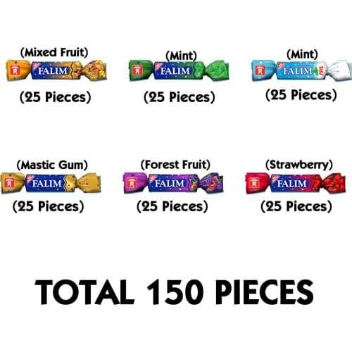 Falım Sugarless Chewing Gum Best Sugar Free Chewing Gum Sugar Free Gum 150 Pieces