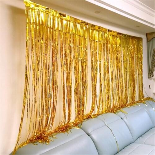 2M X 1M Long Curling Balloons Ribbons Laser Ribbon Birthday Party Wedding Decoration Toy Gift String Event Accessories Supplies