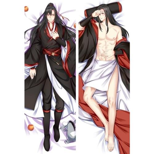 2019-Mrach Update Hot Anime Modaozushi Handsome Man Otaku Dakimakura Body Hugging Pillow Case Cover
