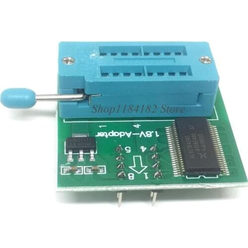 1.8V adapter forormotherboard 1.8V SPI Flash SOP8 DIP8 W25 MX25 use on programmers TL866CS TL866A EZP2010 EZP2013 CH341Connector