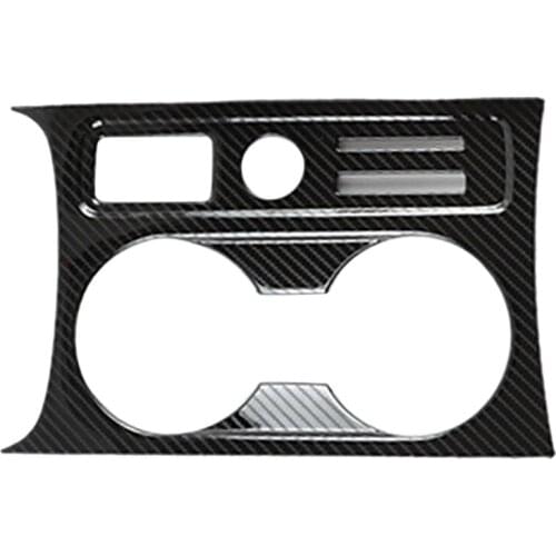 Carbon Fiber Car Center Console Water Cup Holder Panel Decoration Cover Trim For- A3L 2021 LHD Interior Accessories