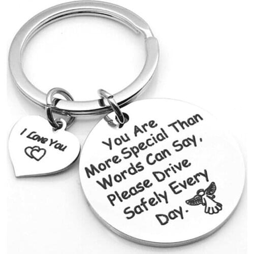 Safe Travels Traveller Keychain You are More Special Than Words Can Say Travel Safely Keychain Guardian Angel Protect Keychain
