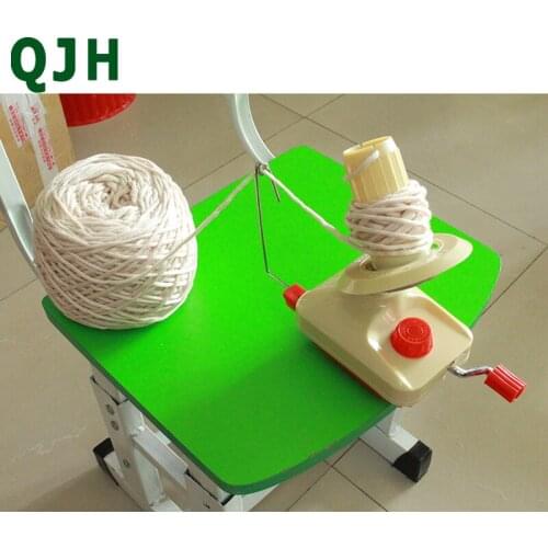 Household sewing tools woolen Yarn Fiber String Ball Wool Winder Holder Handheld hand Operated Wire Cable Winding Machine