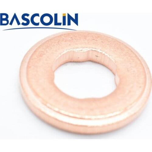 BASCOLIN Common Rail Injectors Copper Washers F00VC17504 Copper Shim F 00V C17 504