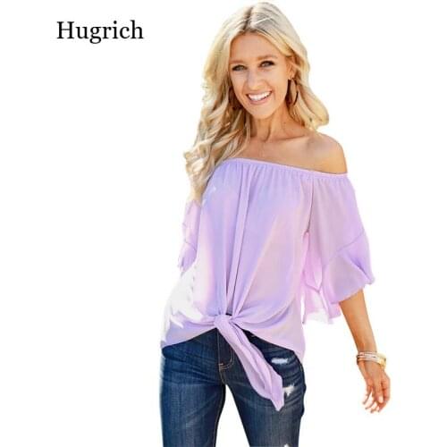 Hugrich Off Shoulder Blouses