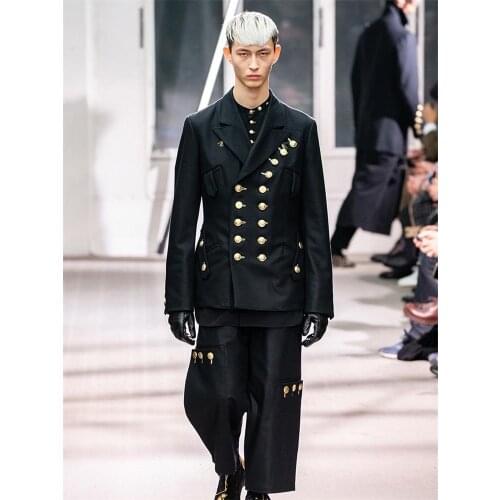 Customizable New Mens clothing Yamamoto personality loose suit two double-breasted simple casual suit